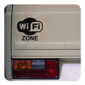 Pegatina WIFI ZONE. Pegatinas freaks, pegatinas frikis.