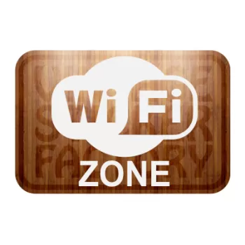 Autocollant wifi zone