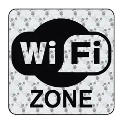 Sticker wifi zone 2