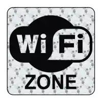 Sticker wifi zone 2