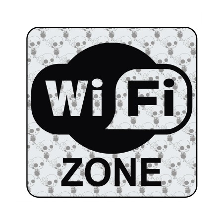 Sticker wifi zone