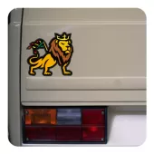 Rastafari löwe Aufkleber 2