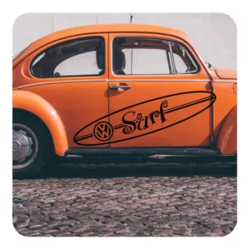 Autocollant surf vw