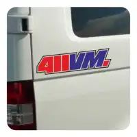 411VM Aufkleber