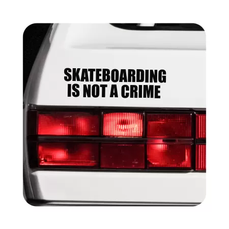 Pegatina SKATE IS NOT A CRIME. Pegatinas surferas.