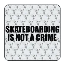 Autocollant skate is not a crime 2