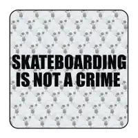 Autocollant skate is not a crime 2