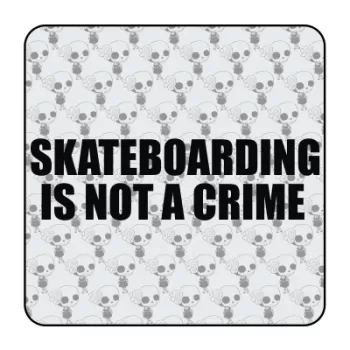 Pegatina SKATE IS NOT A CRIME. Pegatinas surferas.