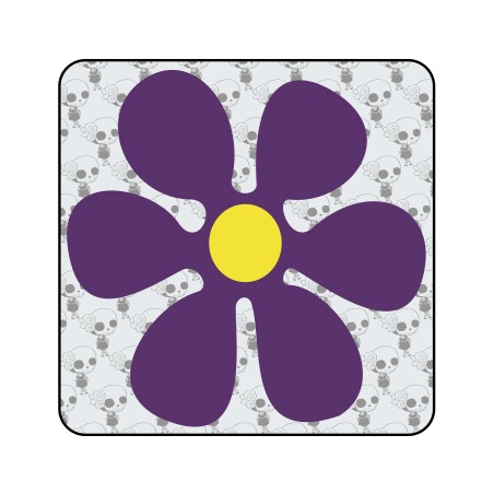 Pegatina FLOR. Pegatinas freaks, pegatinas frikis.