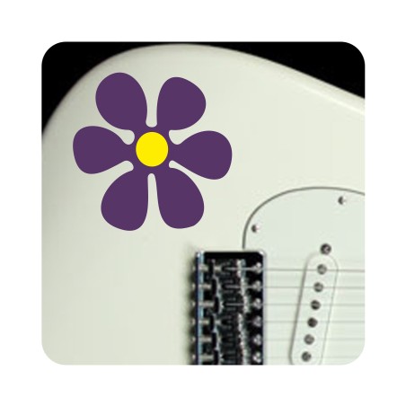 Pegatina FLOR. Pegatinas freaks, pegatinas frikis.