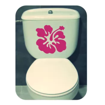 Sticker Flor Hawaiana Hibiscus