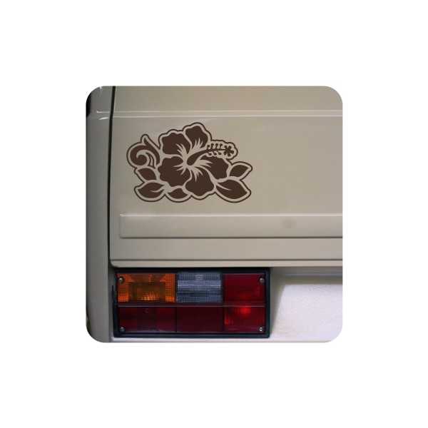 Sticker Flor Hawaiana Hibiscus