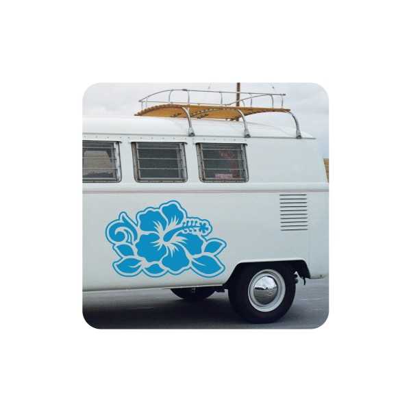 Sticker Flor Hawaiana Hibiscus