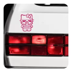 Sticker kitty storm trooper