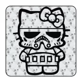 Sticker kitty storm trooper 2