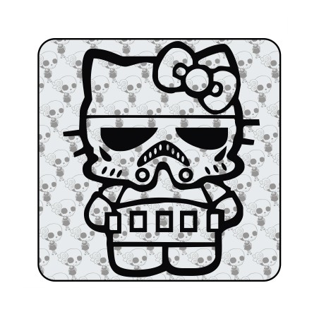 Autocollant kitty storm trooper