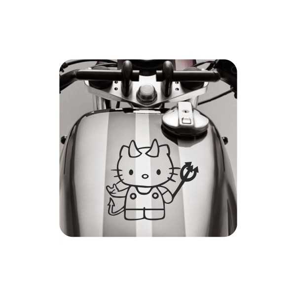 Sticker kitty demonio