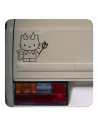 Autocollant kitty demonio