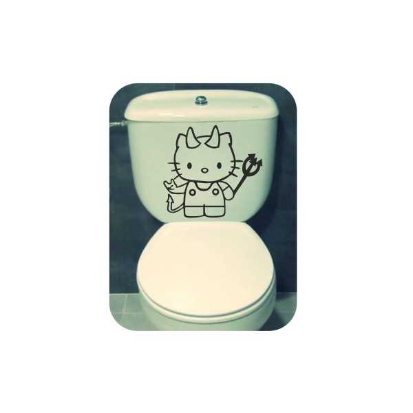 Sticker kitty demonio