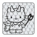 Sticker kitty demonio