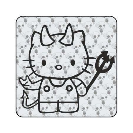 KITTY DÄMON Aufkleber
