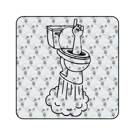 WC PAWAH Aufkleber