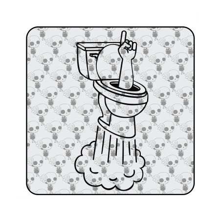 Sticker wc pawah