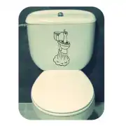 WC PAWAH Aufkleber