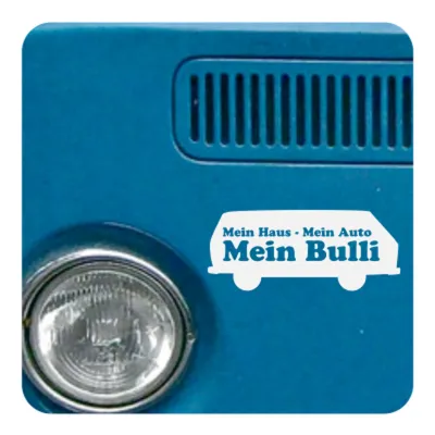 Pegatina MEIN BULLI. Pegatinas para Camper y Autocaravana