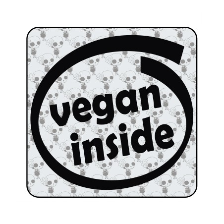 Autocollant vegan