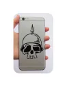 Sticker calavera casco