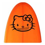 Pegatina KITTY CLOWN. Pegatinas freaks, pegatinas frikis.