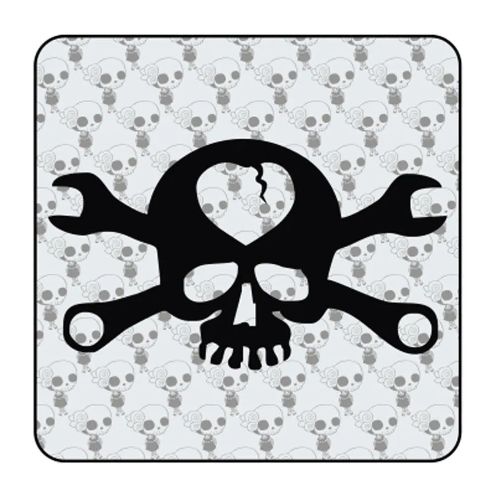 Pegatina de vinilo CALAVERA HERRAMIENTAS
