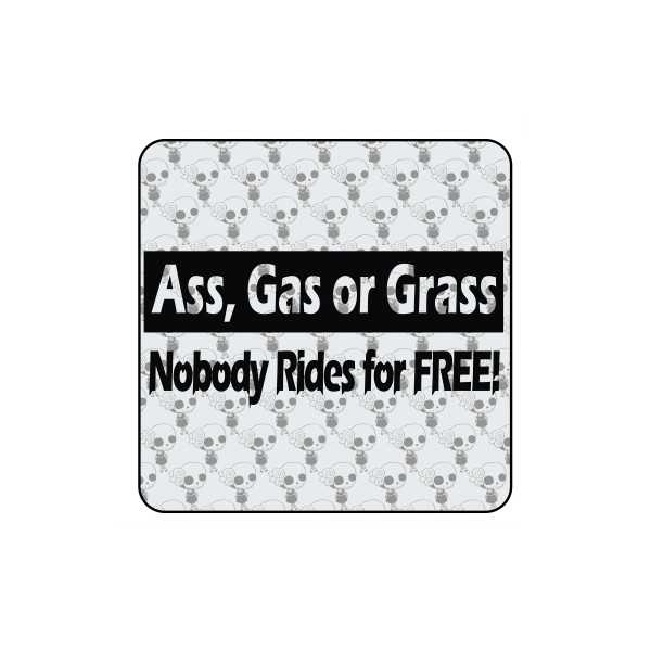 Pegatina de vinilo ASS GAS OR GRASS