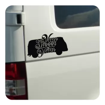 Sticker van sweet van