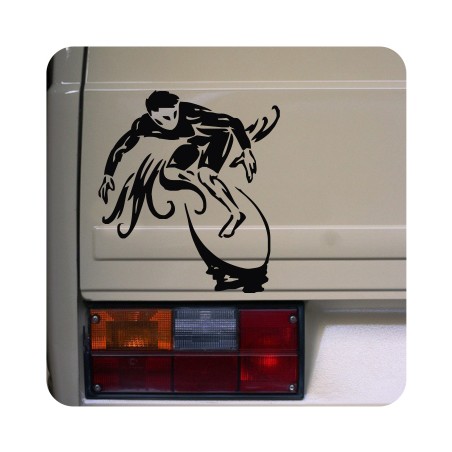 Autocollant surfer