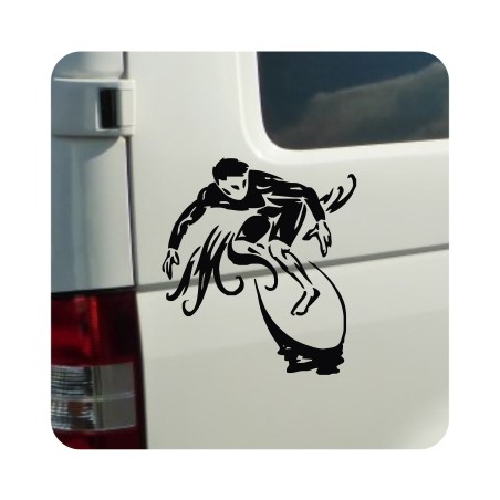 Autocollant surfer