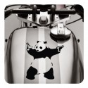 Sticker panda banksy
