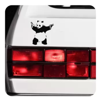 PANDA BANKSY Aufkleber