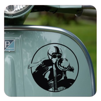 Sticker cafe racer