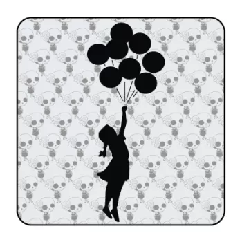 Autocollant globos banksy