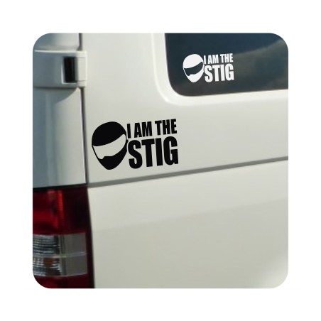 I AM THE STIG Aufkleber