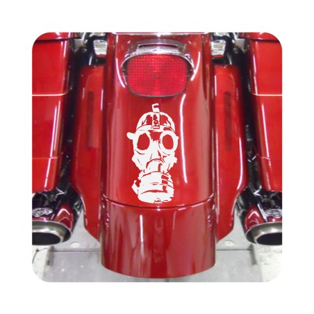 Gasmaske Aufkleber