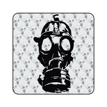 Gasmaske Aufkleber