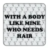 Sticker who needs hair
