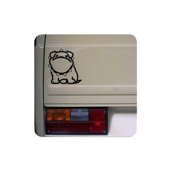 Pegatina PUPPY. Pegatinas de animales y mascotas.