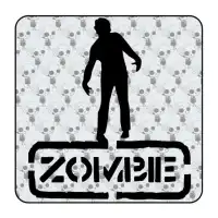 Pegatina ZOMBIE. Pegatinas freaks, pegatinas frikis. 2