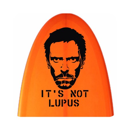 Pegatina HOUSE LUPUS. Pegatinas freaks, pegatinas frikis.