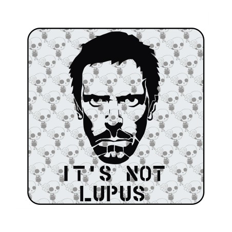 Pegatina HOUSE LUPUS. Pegatinas freaks, pegatinas frikis.