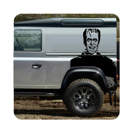 Pegatina HERMAN MUNSTER. Pegatinas freaks, pegatinas frikis.